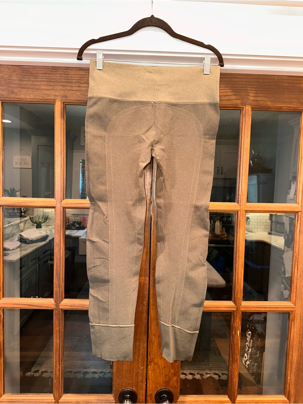 Lululemon Size 6 Olive Green Brown High-Waist‎  Leggings